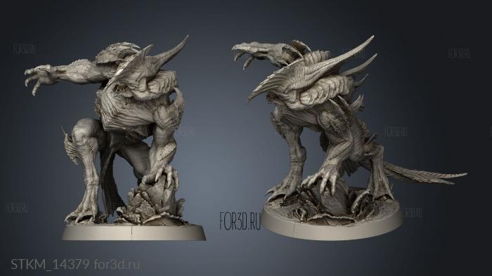 Kaiju stl model for CNC