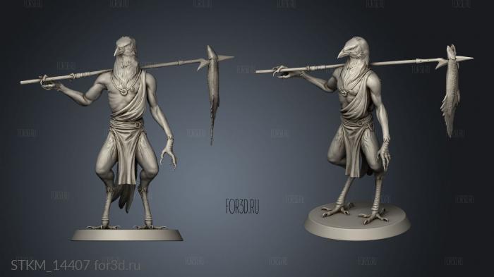 Kenku Fishermen Lord The fisherman fishstick stl model for CNC
