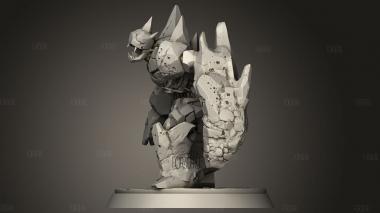 Лунная Глефа Каменного Голиафа 3d stl модель для ЧПУ