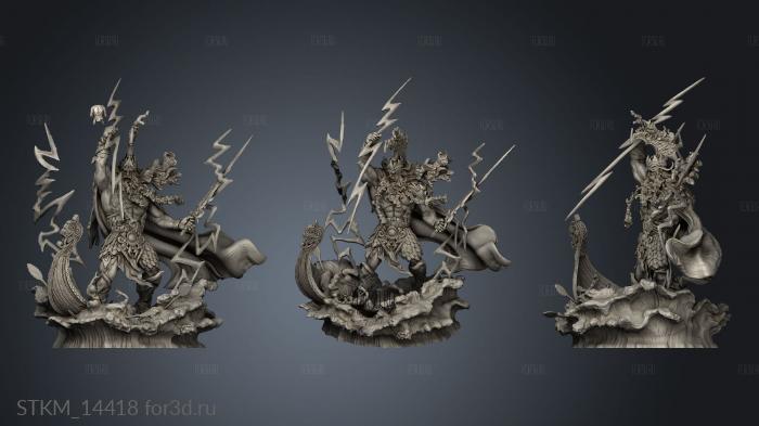 Keravnos Storm Giant King Effects boat stl model for CNC