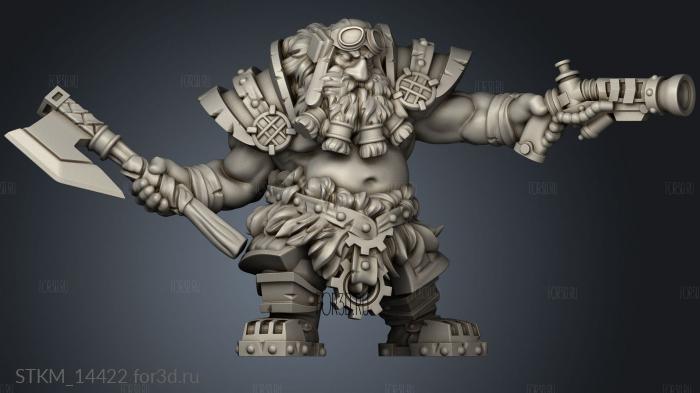 Kharadron Runerider Rune Raiders stl model for CNC