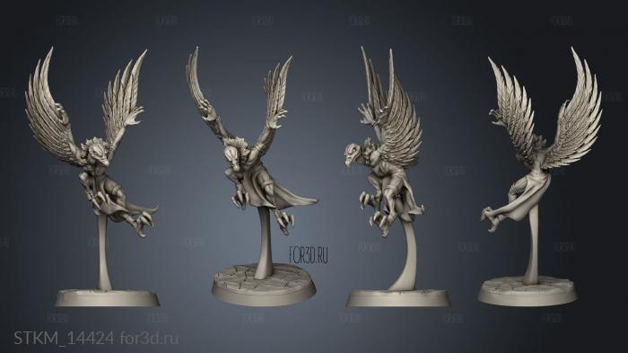 Feather Folk Featherfolk Ranged Fighters flying weapon 3d stl модель для ЧПУ