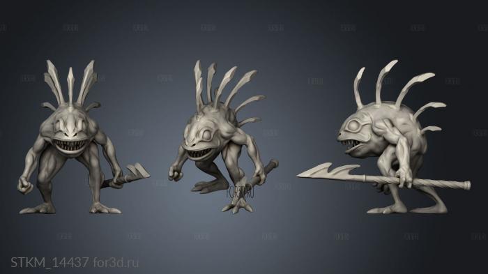 Murloc No net stl model for CNC