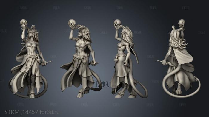 KOT CORE Tiefling Witch stl model for CNC