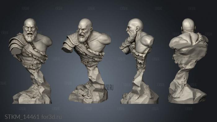 Kratos God War stl model for CNC