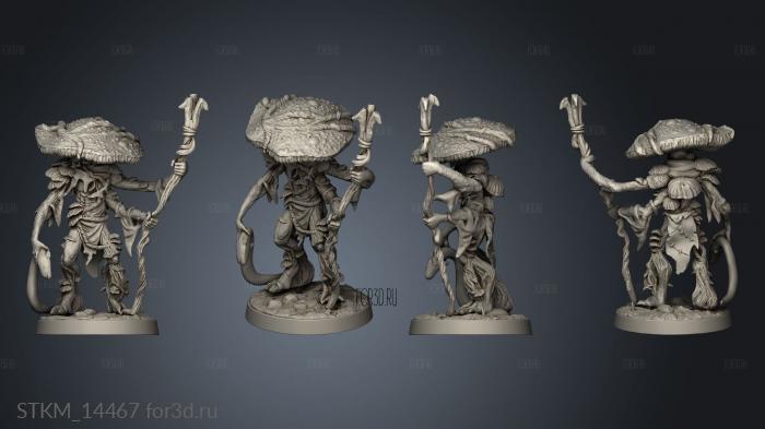 Mushroom Bayou Myconids Myconid Eel Merchant 3d stl модель для ЧПУ