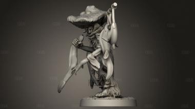 Грибная протока Микониды Миконид Рыбный Гриб 3d stl модель для ЧПУ