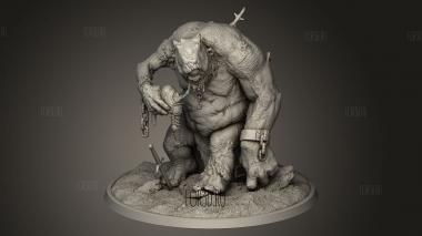 Кусог-Слепой Циклоп 3d stl модель для ЧПУ