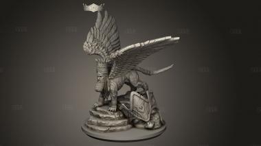 Ламассу 3d stl модель для ЧПУ