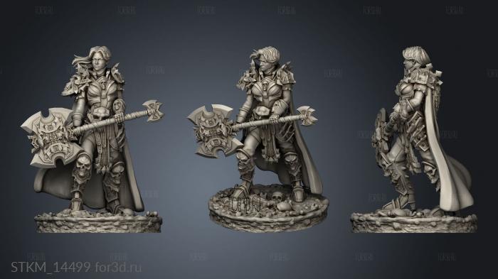 Deathcrowns Female stl model for CNC