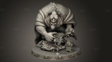 Красавица Омикрон 3d stl модель для ЧПУ