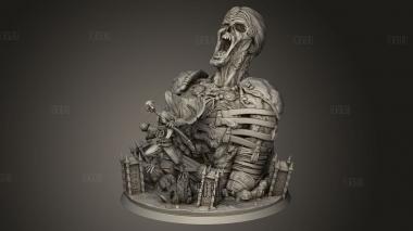 Лидер Зомби Ратбу Аннунаки 3d stl модель для ЧПУ