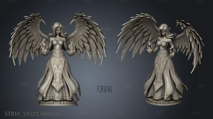 League Legends Morgana back skirt stl model for CNC