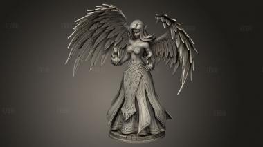 Юбка на спине League Legends Morgana 3d stl модель для ЧПУ