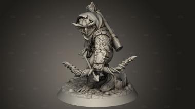 Совиный Лучник 3d stl модель для ЧПУ