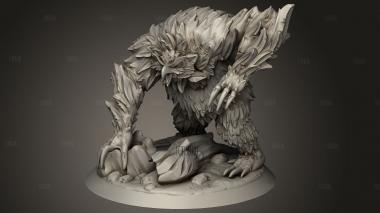 Совиный Медведь 3d stl модель для ЧПУ