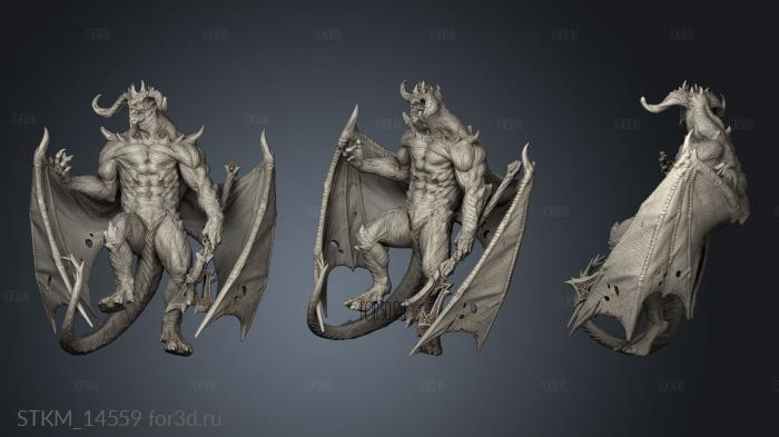 Light in the shadow Pit Fiend One stl model for CNC