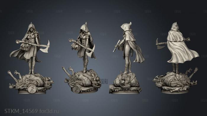 Little Red Riding Hood Cape stl model for CNC