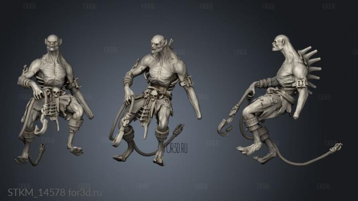 Undead Vycan Units stl model for CNC