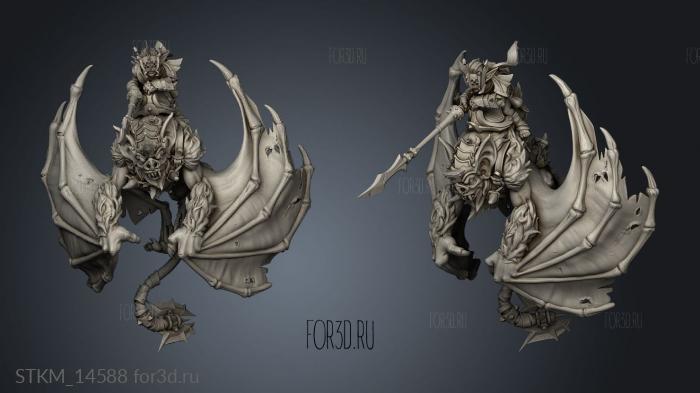 ork Goblin Boss Nahari Plate stl model for CNC