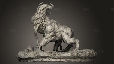 Герои-одиночки,Чернокнижник 3d stl модель для ЧПУ