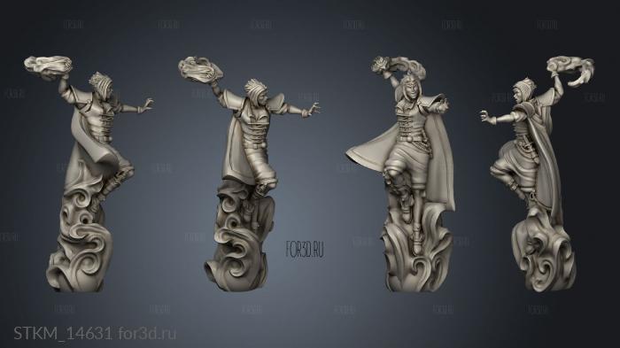 Magi human female Sorceress 3d stl модель для ЧПУ