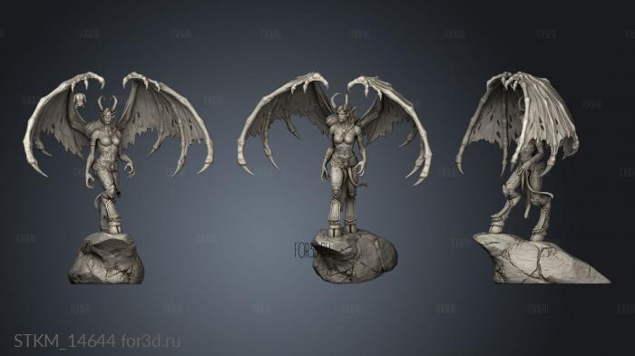 DH demon hunter stl model for CNC