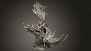 Темный дракон задние лапы черного дракона 3d stl модель для ЧПУ