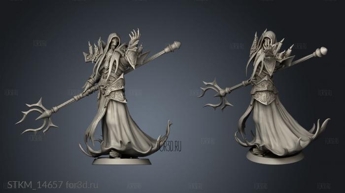 LOTP Dragons Chaos Wight Necromancer stl model for CNC