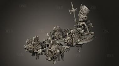Лирей Най-Ось Бронзовой королевы 3d stl модель для ЧПУ