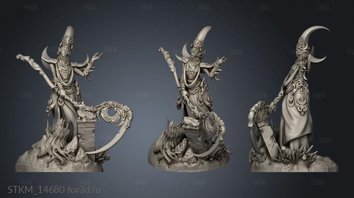 Mages the Crescent Magesofthe stl model for CNC