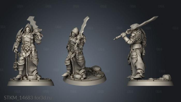 Magnus The Red Inquisitor empire stand stl model for CNC