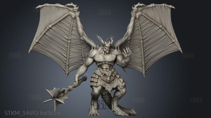 Malpraxis The Annihilator Pit Fiend stl model for CNC