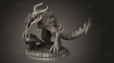 Эпопея Злобного Драколича 3d stl модель для ЧПУ