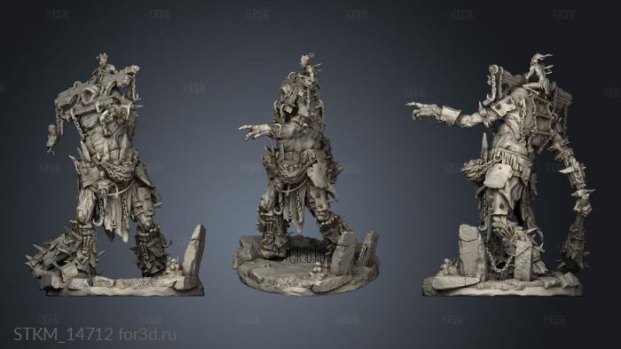 Siege Glutton stl model for CNC