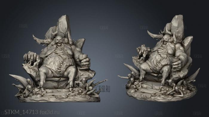 The Hungry lord Duke stl model for CNC