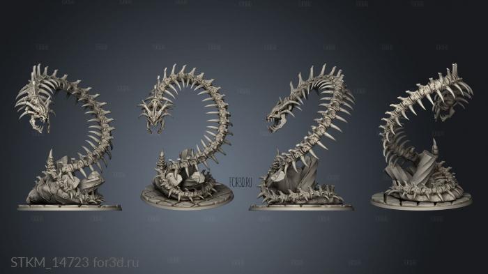 Man Eaters Nagarote Maneater Skull Naga 3d stl модель для ЧПУ