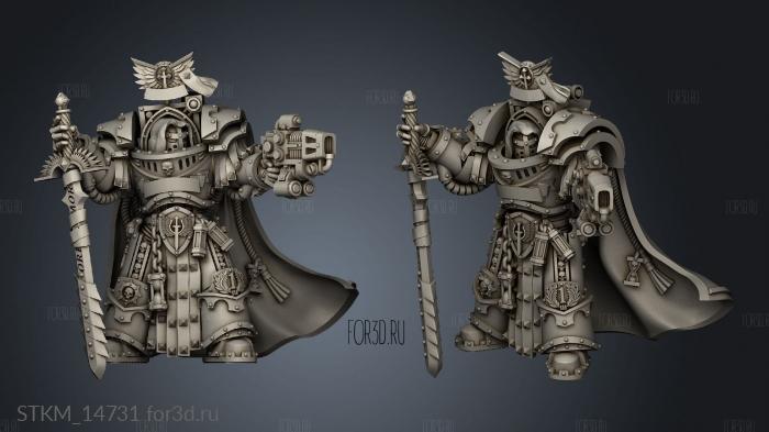 Marduk Sed Rus Dark Angels DA stl model for CNC