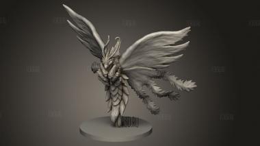 Мотылек-Феникс 3d stl модель для ЧПУ