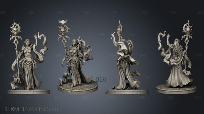 Priestess Type stl model for CNC