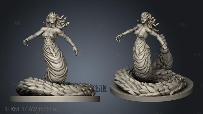 Medusa stl model for CNC