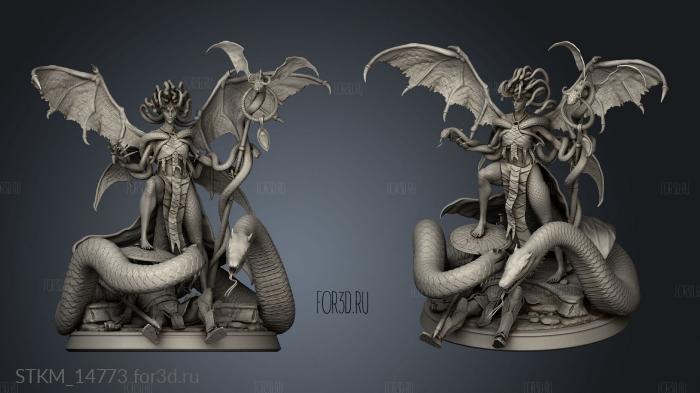 Medusa stl model for CNC