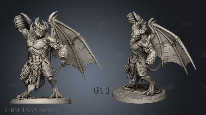 Mephisto the Daemon Smith stl model for CNC