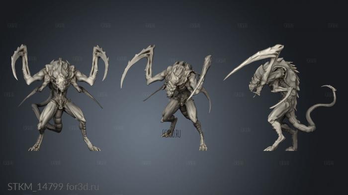 Grim Dark Future Alien Hives Hunter AH stl model for CNC