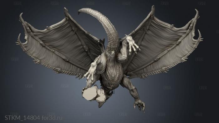 Red Dragon Rock stl model for CNC