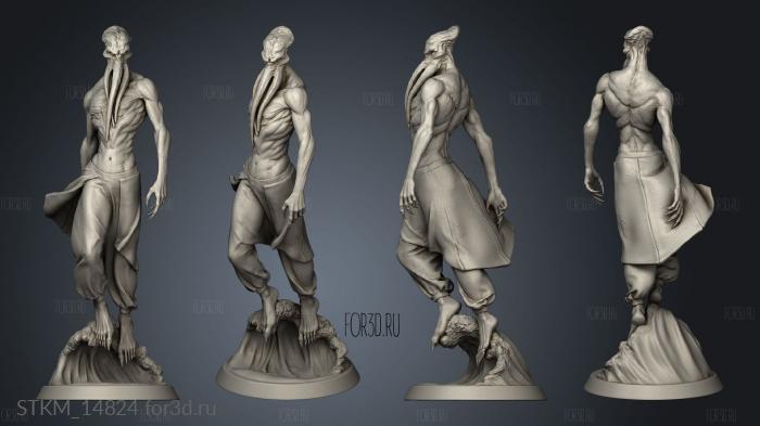 Mindflayer Collector size Alone stl model for CNC