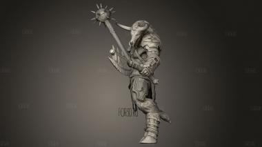 Поза Минотавра 3d stl модель для ЧПУ
