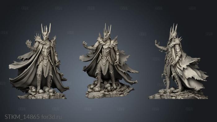 Sauron in cloak stl model for CNC