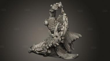 Рыба Монгпонг Хрипло растягивается Голы 3d stl модель для ЧПУ