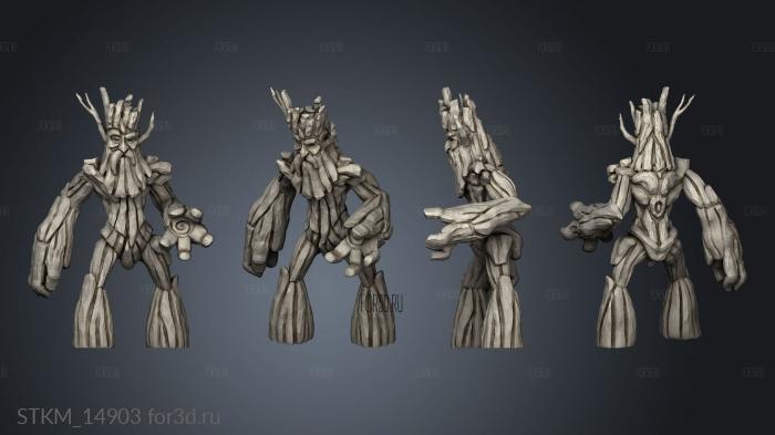 Riddleroot Tree Folk Wisewood stl model for CNC